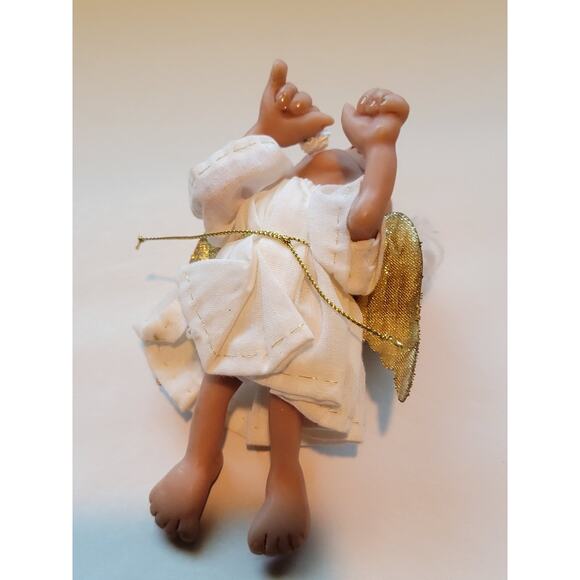 RARE Goebel Richard Simmons Reminder Angel Figurine You Are As Young As you Feel - Picture 10 of 11